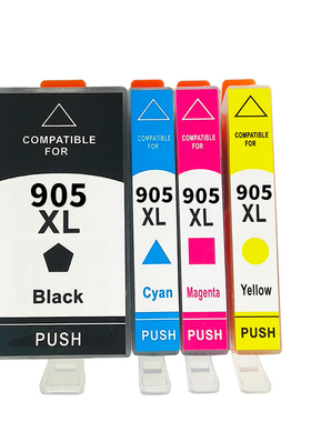 适用惠普HP905 909XL墨盒Pro 6960 6970 6950喷墨打印机墨盒墨水