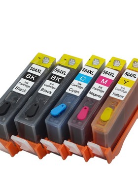 兼容HP564XL填充墨盒惠普D5460 D5463 D5468 D7560墨水打印机黑色