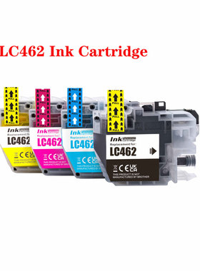 适用兄弟LC462 LC462XL墨盒MFC-J3540DW MFC-J3940DW打印机墨水