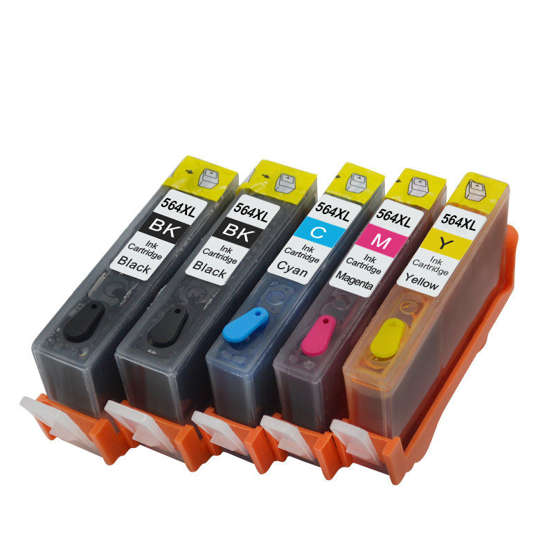 兼容HP564XL填充墨盒惠普HP4610 4620墨水盒打印机黑色红色蓝色