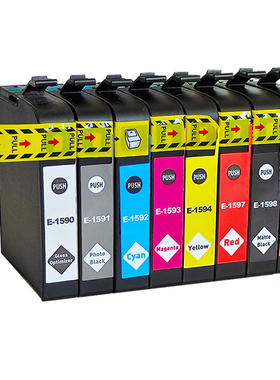 适用爱普生Epson R2000打印机159 T159 T1590 T1591-9 8色墨盒
