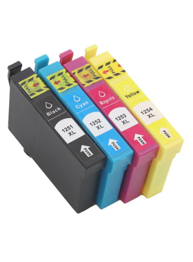 适用爱普生125 T1251墨盒EPSON Workforce 325 520打印机墨水黑色