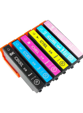 适用爱普生epson IC80墨盒EP-807AR EP-807AW EP-907F打印机墨水