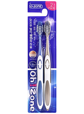 欧志姆 多维刷毛纤洁牙刷2支 软毛