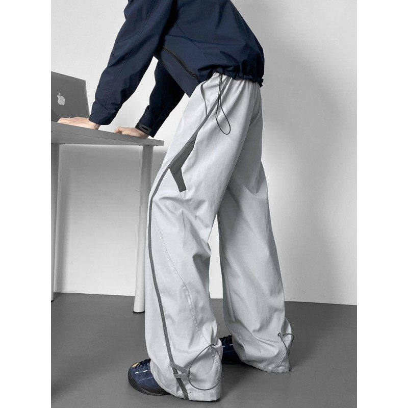 美式高街解构拼接运动裤男春季2026新款冲锋裤户外防水登山休闲裤,男装,休闲裤,淘宝优惠券,粉丝福利购,淘宝优惠卷