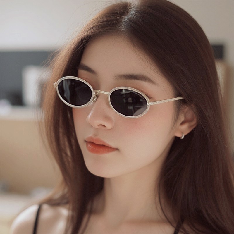 太阳镜女2024年新款防晒港风大脸墨镜男夏显脸小圆脸防紫外线开车