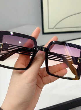 【亏本清仓】太阳镜海边墨镜女防紫外线高级感gm夏黑色镜时尚复古