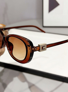 gm墨镜女2025年新款网红太阳镜男潮时尚黑色眼镜大脸显瘦防紫外线