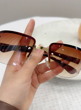 墨镜女夏圆脸gm眼镜高级感