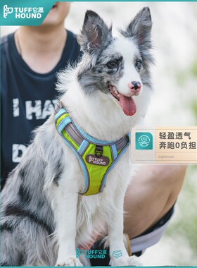 Tuffhound宠物马具狗皮带背心风格大狗行走绳中型小尺寸狗皮带