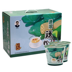 巴河藕粉 湖北黄冈特产 速溶藕粉 含糖 红枣莲子藕粉代餐冲泡