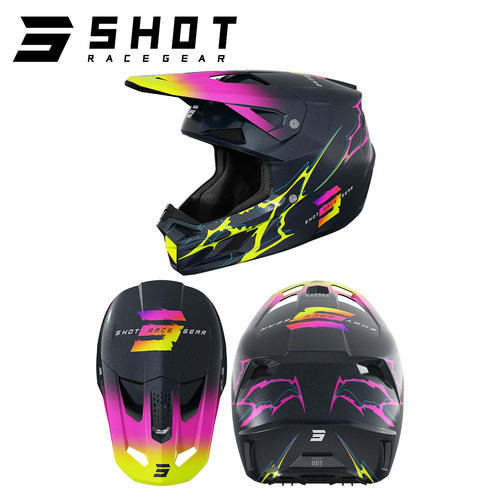 新款跃骑越野法国SHOT HELMET SPEED全盔越野摩托机车安全骑行