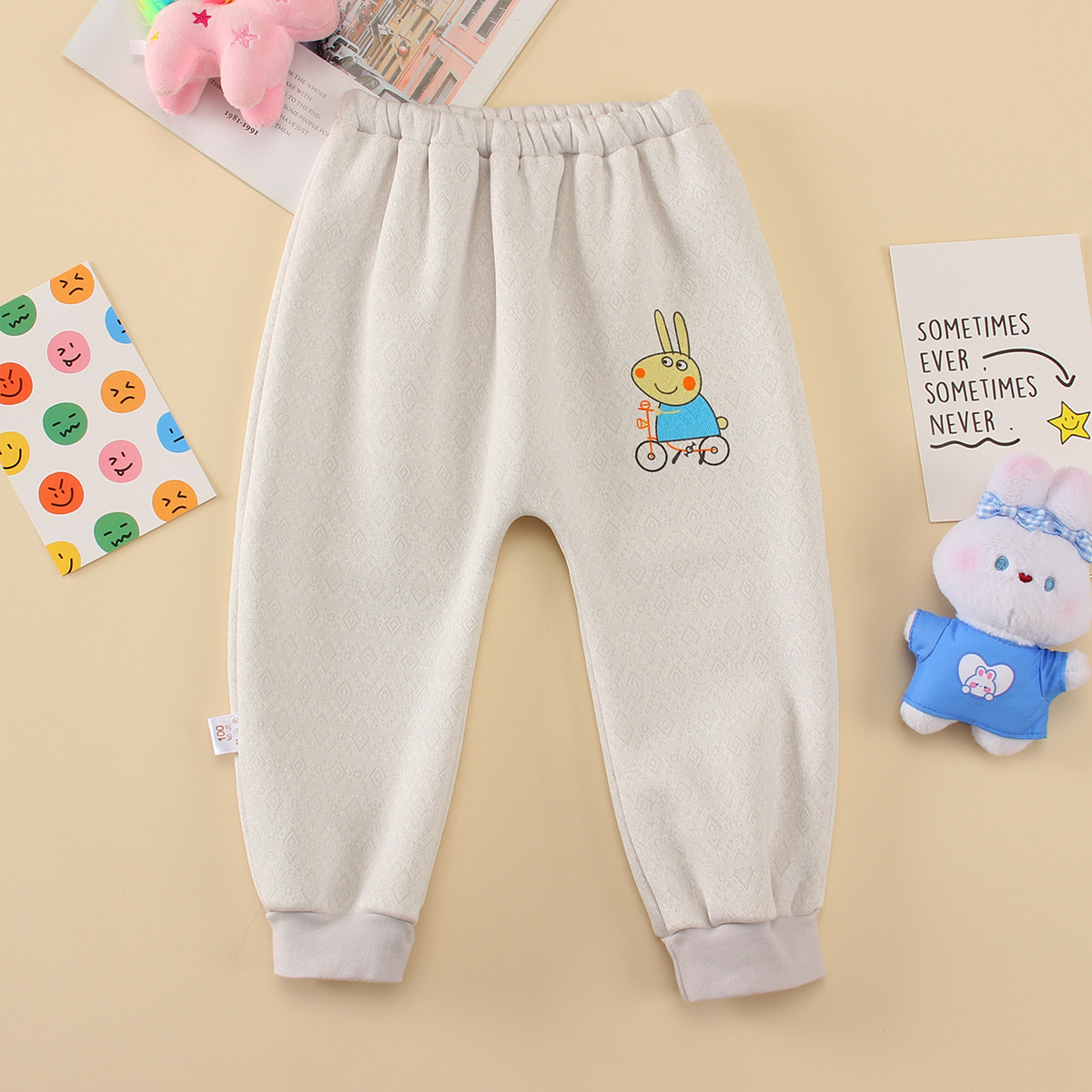 冬季婴儿大屁屁裤宝宝宽松加厚裤男女童加绒保暖长裤一体绒哈伦裤,童装/婴儿装/亲子装,裤子,淘宝优惠券,粉丝福利购,淘宝优惠卷