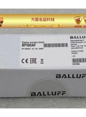 全新巴鲁夫BPI00AF模块BPI 6M303P-5K-BO-SM48T拍前询价