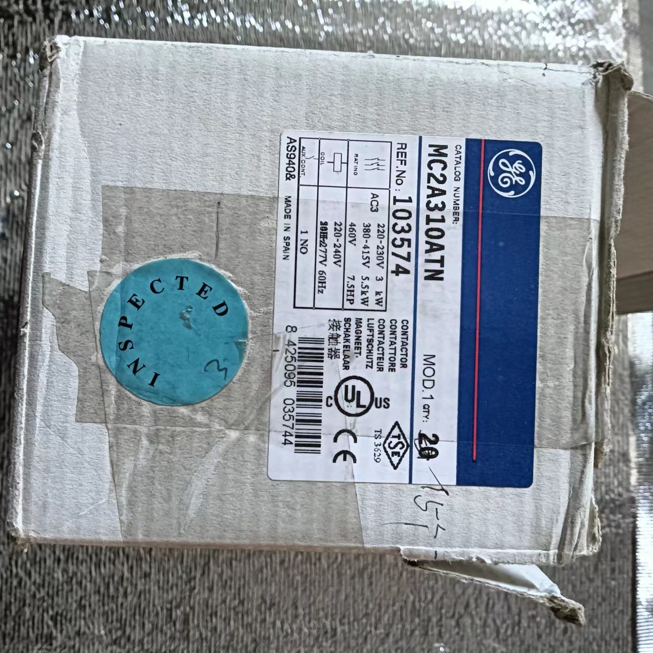 GE 通用微型接触器 MC2A310ATN拍前询价