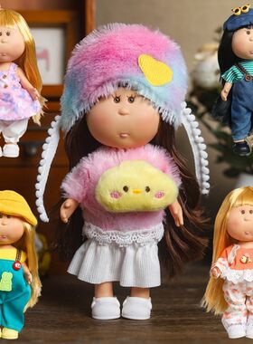 土豆娃娃mia24cm西班牙公仔换装娃衣外国重生娃娃衣服着替新套装