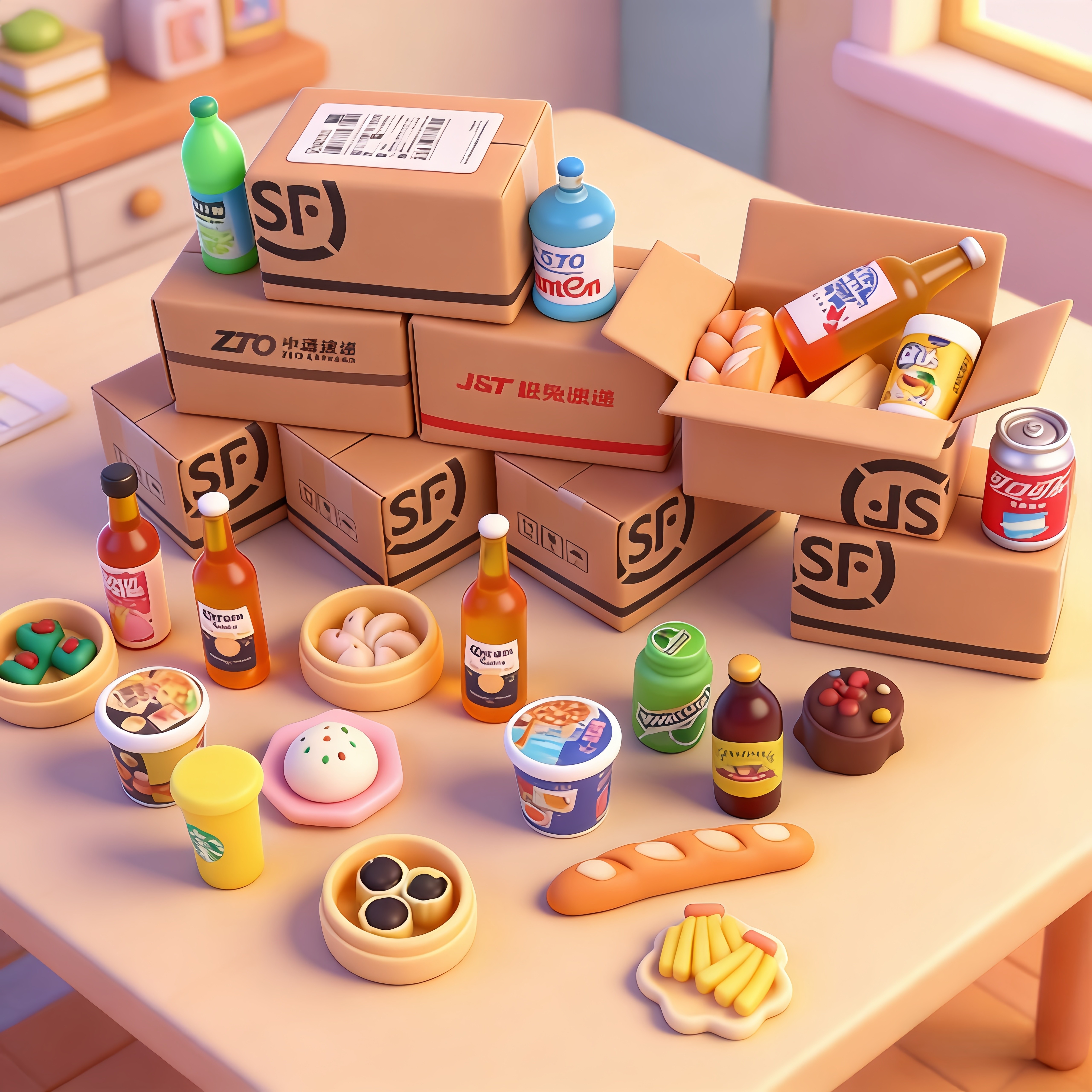 微缩食玩迷你奖励小礼品儿童过家家玩具惊喜快递箱小包裹盲盒文具,玩具/童车/益智/积木/模型,文具礼盒/绘画套装,淘宝优惠券,粉丝福利购,淘宝优惠卷