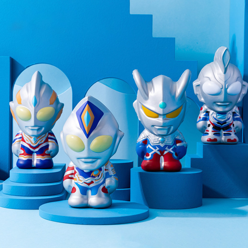 儿童正版奥特曼软胶人偶可拉伸怪兽玩偶手办捏捏乐解压慢回弹玩具