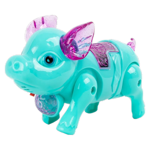 抖音同款小猪电动牵绳猪发光会跑的会走路恐龙纤绳小猪男女孩玩具