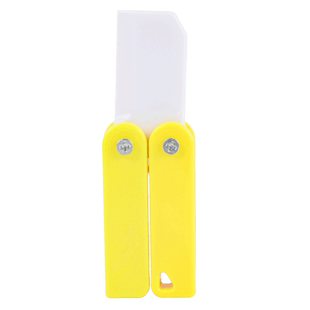 网红香蕉刀蝴蝶刀玩具正版解压3d打印重力小刀新款发光闪光萝卜刀