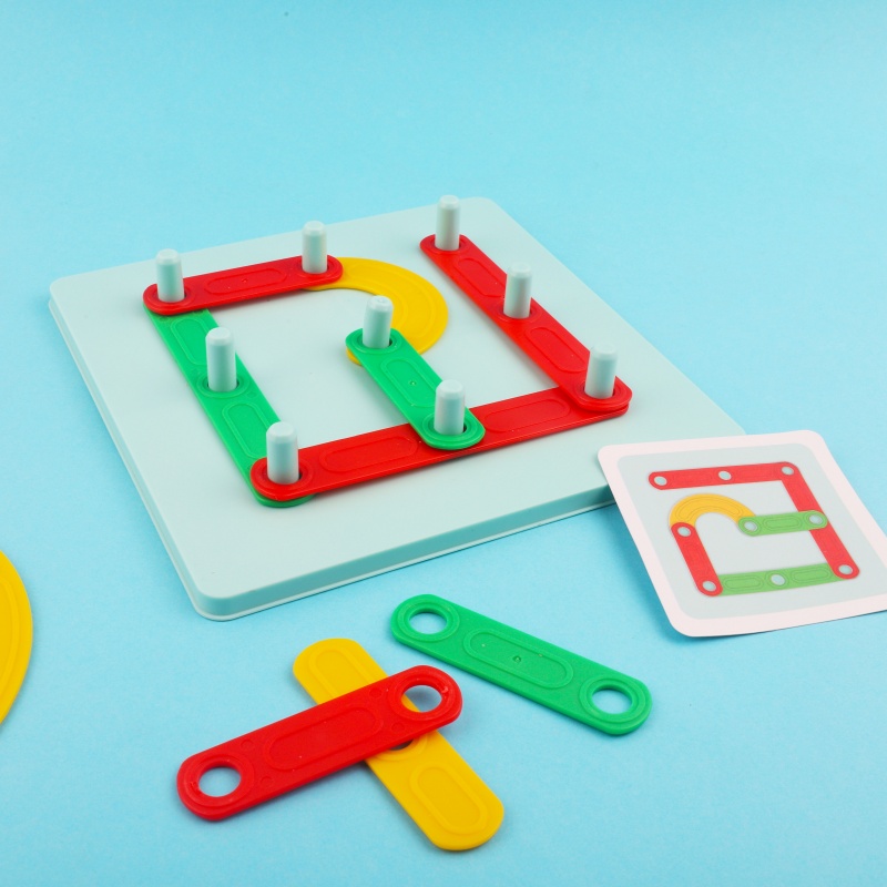 儿童拼图0到3岁百变套柱3d立体早教教具桌面游戏小孩耐心训练神器