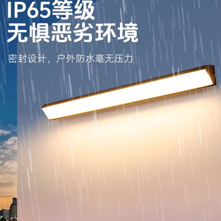 户外壁灯防水别墅庭院阳台室外长条照明墙灯阳光房超亮露台门头灯