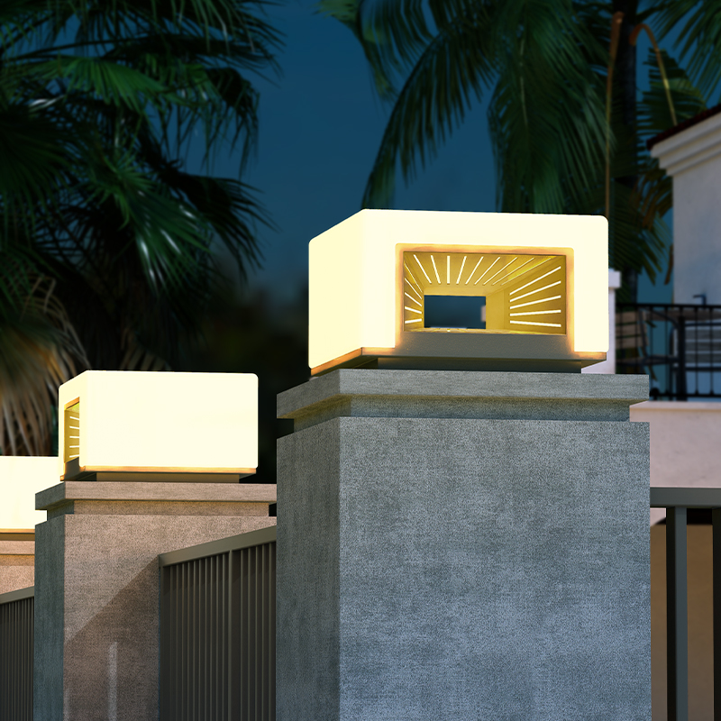 2025太阳能户外防水柱头灯