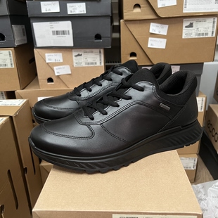 ECCO爱步秋冬男鞋GTX防水户外减震运动系带休闲鞋跃动 835304