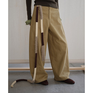 UNITY MODE|JYBF DESIGNER天丝棉冬季垂感阔腿休闲裤拖地裤长裤