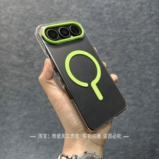 亮面质感适用于荣耀500pro手机壳冰晶高透400pro磁吸透裸机原色300防滑magic8pro小清新魔术7硬壳power高端潮