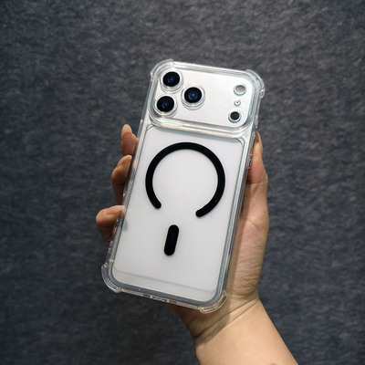 四角加厚磁吸适用于苹果17promax