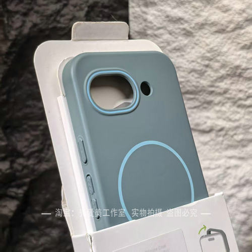 柔润肤感磨砂适用于谷歌Pixel10A手机壳超薄Pixel9A保护套大孔纯色ins风Pixel8A亲肤百搭细圈磁吸7A硬壳6A潮