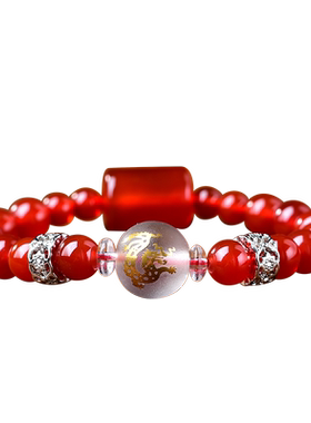 肖龙鸿运当头手串2026年生肖属龙本命佛守护神转运珠手链