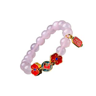 生肖属虎红玛瑙蓝砂石手链十二生肖属虎人虎形虎型饰品男女礼品