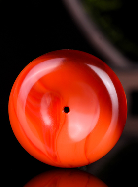 玉器红玛瑙平安扣吊坠项链男女款挂件吊坠爆款