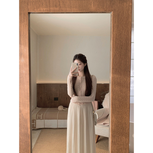 萌萌Ja 氛围限定~两色甜美气质羊毛麻花针织开衫修身显瘦毛衣内搭