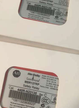 AB罗克韦尔安全继电器MSR127RP，440R-N23议价