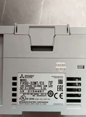 FX5U-32MTES，21年产品40台，垂询，成议价