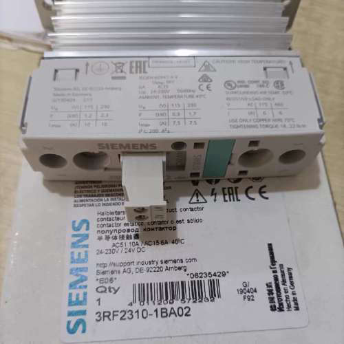 3RF2310-1BA02半导体接触器议价