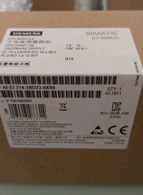 6ES7214-2BD23-0XB80XB0S7-20议价