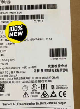 6SE6420-2AD27-5CA1MM420变频议价