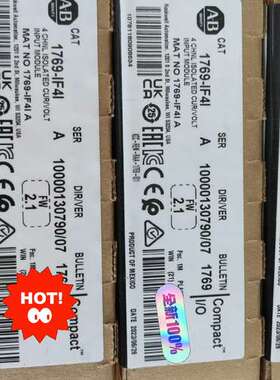 （议价)AB罗克韦尔1769-IF4I 模块  原标未开