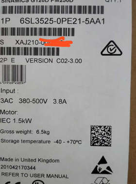 6SL3525-0PE21-5AA1  变频器议价