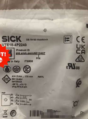 sick西克光电传感器6013407，VTE18-4P224议价