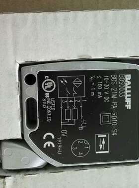 （议价)巴鲁夫光电传感器B0S 21M-PA-RD10-S4  BO