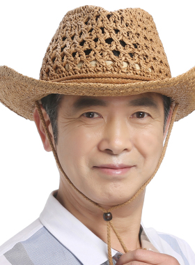 草帽户外男士爸爸防晒遮阳帽子