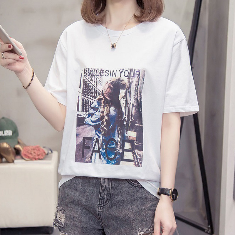 加肥加大码短袖T恤女 200斤胖女人夏装显瘦上衣胖妹妹半袖打底衫|ruв категории Женская одежда, женской одежды - от Buy2taobao.com для оказания профессиональной услуги покупки агента Taobao
