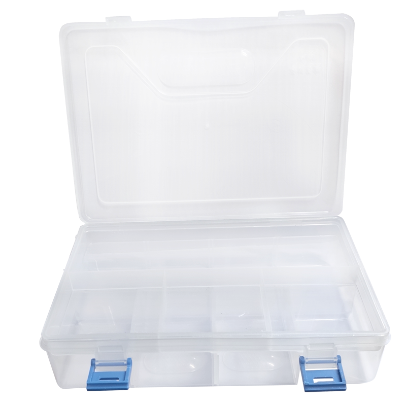 包邮多功能大容量双层笔盒 文具盒 铅笔盒 透明塑料储物盒