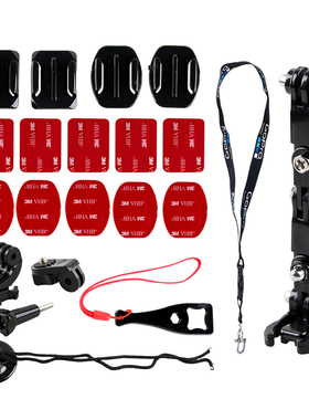 骑行头盔支架ForGopro8/7/6/5配件大疆运动相机摩托车下巴拍摄