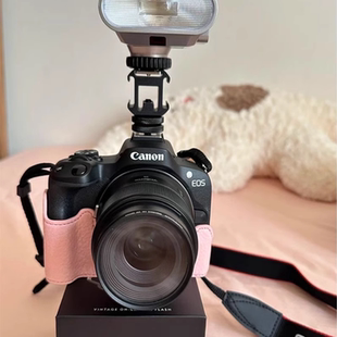 适用佳能R50相机热靴底座闪光灯增高垫拓展金属支架一拖三冷靴